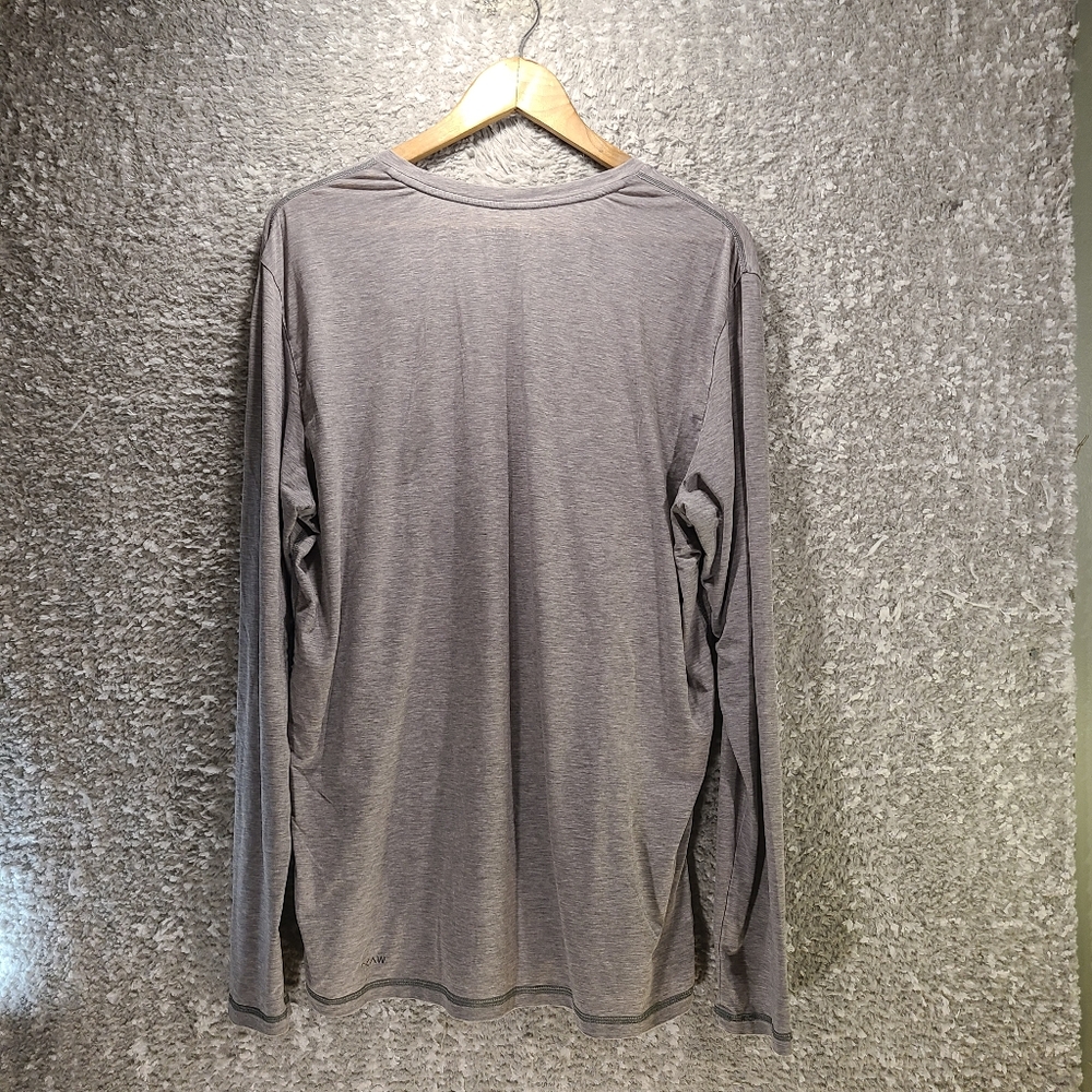 Outerknown Origin Tee Large Gray Polyester Tencel… - image 2